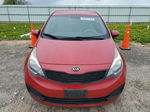 2014 Kia Rio Lx Red vin: KNADM4A33E6408676