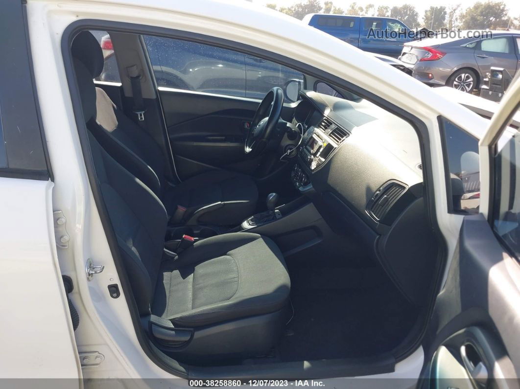 2014 Kia Rio Lx Белый vin: KNADM4A33E6414820