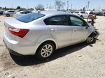 2013 Kia Rio Lx Silver vin: KNADM4A34D6104108