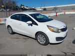 2013 Kia Rio Lx Белый vin: KNADM4A34D6155429