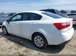 2013 Kia Rio Lx White vin: KNADM4A34D6212275