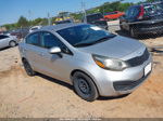 2013 Kia Rio Lx Silver vin: KNADM4A34D6243848