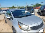 2013 Kia Rio Lx Silver vin: KNADM4A34D6243848