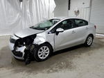 2013 Kia Rio Lx Silver vin: KNADM4A34D6280883