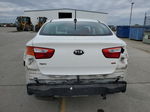 2014 Kia Rio Lx White vin: KNADM4A34E6336001