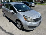 2014 Kia Rio Lx Silver vin: KNADM4A34E6342204