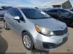 2014 Kia Rio Lx Silver vin: KNADM4A34E6343742