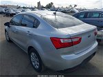 2014 Kia Rio Lx Silver vin: KNADM4A34E6343742