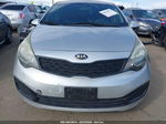 2014 Kia Rio Lx Silver vin: KNADM4A34E6343742