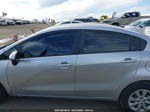 2014 Kia Rio Lx Silver vin: KNADM4A34E6343742