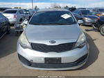 2014 Kia Rio Lx Silver vin: KNADM4A34E6343742