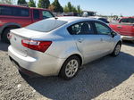 2014 Kia Rio Lx Silver vin: KNADM4A34E6353803