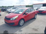 2014 Kia Rio Lx Red vin: KNADM4A34E6356863