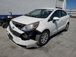 2014 Kia Rio Lx White vin: KNADM4A34E6357348