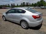 2014 Kia Rio Lx Silver vin: KNADM4A34E6361433