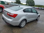 2014 Kia Rio Lx Silver vin: KNADM4A34E6372268