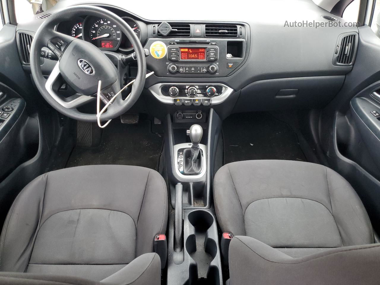 2014 Kia Rio Lx Серебряный vin: KNADM4A34E6372268