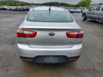 2014 Kia Rio Lx Silver vin: KNADM4A34E6372268