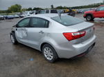 2014 Kia Rio Lx Silver vin: KNADM4A34E6372268