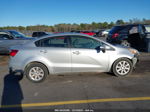 2014 Kia Rio Lx Silver vin: KNADM4A34E6388180