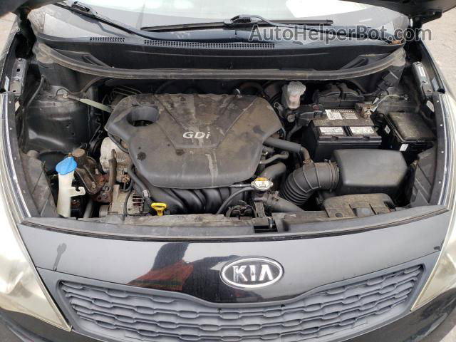 2013 Kia Rio Lx Черный vin: KNADM4A35D6129471