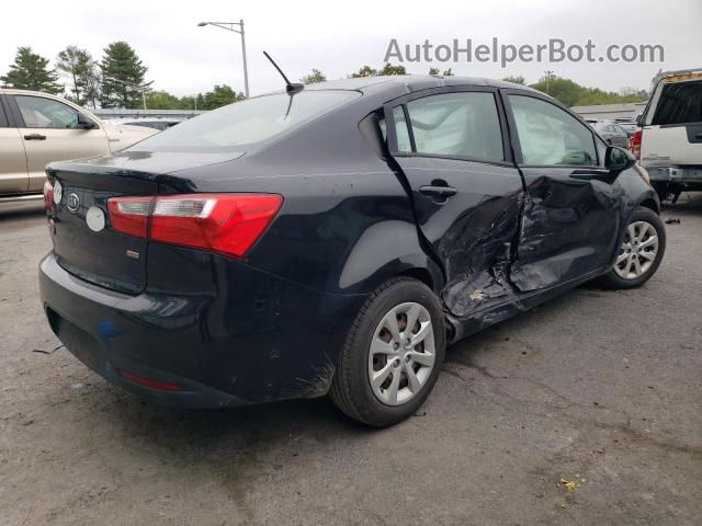 2013 Kia Rio Lx Черный vin: KNADM4A35D6129471