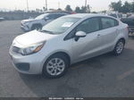 2013 Kia Rio Lx Silver vin: KNADM4A35D6150076