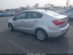 2013 Kia Rio Lx Silver vin: KNADM4A35D6150076