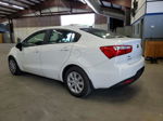 2013 Kia Rio Lx White vin: KNADM4A35D6156587