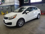 2013 Kia Rio Lx White vin: KNADM4A35D6156587