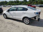 2013 Kia Rio Lx White vin: KNADM4A35D6227500