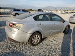 2013 Kia Rio Lx Silver vin: KNADM4A35D6306567