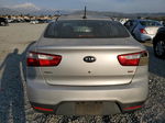 2013 Kia Rio Lx Silver vin: KNADM4A35D6306567