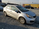 2013 Kia Rio Lx Silver vin: KNADM4A35D6306567