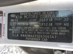 2013 Kia Rio Lx Silver vin: KNADM4A35D6306567