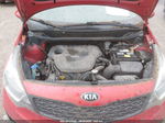 2014 Kia Rio Lx Red vin: KNADM4A35E6323922