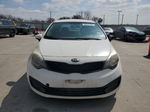 2014 Kia Rio Lx White vin: KNADM4A35E6325248