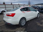 2014 Kia Rio Lx White vin: KNADM4A35E6330983