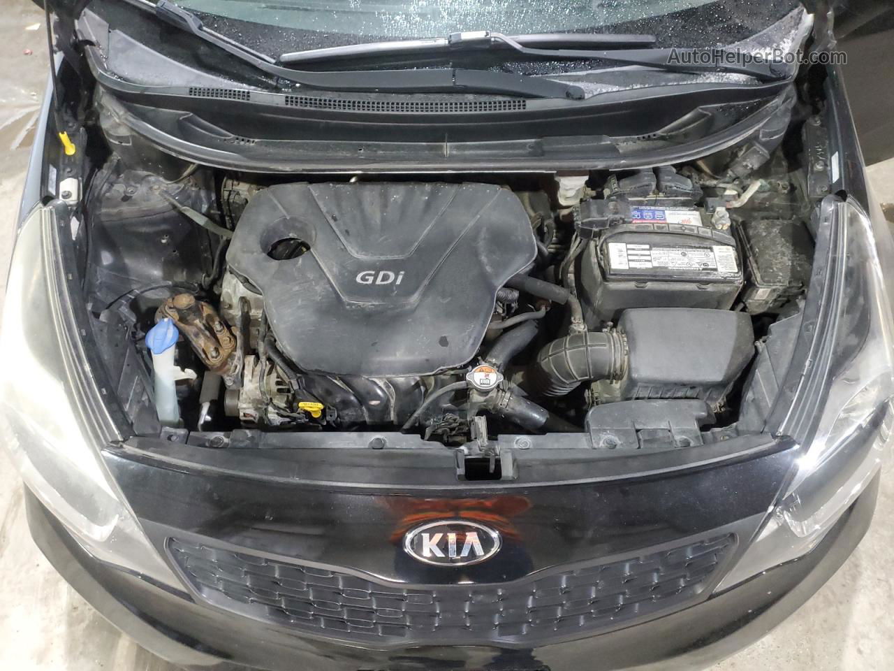 2014 Kia Rio Lx Black vin: KNADM4A35E6337318