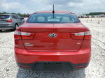 2014 Kia Rio Lx Red vin: KNADM4A35E6338727