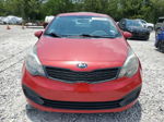 2014 Kia Rio Lx Red vin: KNADM4A35E6338727