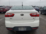 2014 Kia Rio Lx White vin: KNADM4A35E6349596