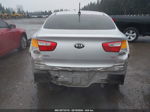 2014 Kia Rio Lx Silver vin: KNADM4A35E6364986