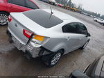 2014 Kia Rio Lx Silver vin: KNADM4A35E6364986