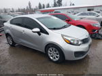 2014 Kia Rio Lx Silver vin: KNADM4A35E6364986