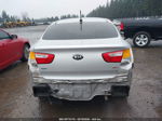 2014 Kia Rio Lx Silver vin: KNADM4A35E6364986