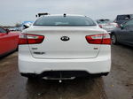 2014 Kia Rio Lx White vin: KNADM4A35E6370173