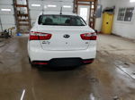 2014 Kia Rio Lx White vin: KNADM4A35E6399074