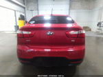 2014 Kia Rio Lx Red vin: KNADM4A35E6417900