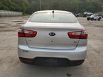 2013 Kia Rio Lx Silver vin: KNADM4A36D6135375